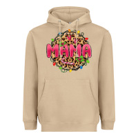 Mushroom mama christmas lights Heavyweight Hoodie - MaliasSmallBusiness
