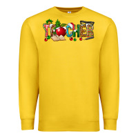 Lemon christmas teacher Premium Sweatshirt - NancyCooperArtShop