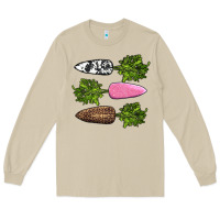Mushroom easter carrots Long Sleeve Tee - AdoDesignShop