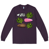 Plum easter carrots Long Sleeve Tee - AdoDesignShop