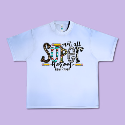 Not All Super Heroes Wear Capes Urban Heavy Tee Designed By Cowhidedigitalart