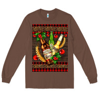 Chestnut beer bottles with mistletoe Long Sleeve Tee - AdoDesignShop