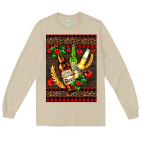 Mushroom beer bottles with mistletoe Long Sleeve Tee - AdoDesignShop