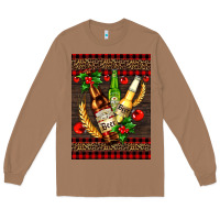 Toasted Coconut beer bottles with mistletoe Long Sleeve Tee - AdoDesignShop