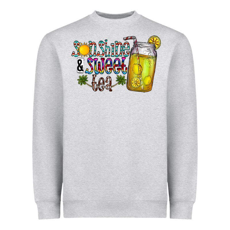 Sunshine & Sweet Tea Heavyweight Sweatshirt by CowhideDigitalArt | Teevron