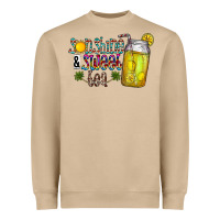 Mushroom sunshine & sweet tea Heavyweight Sweatshirt - CowhideDigitalArt