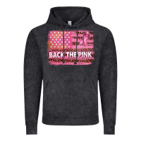 Vintage Black Back The Pink American Flag Vintage Hoodie - texasbilliewilder