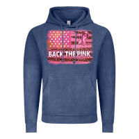 Vintage Denim Back The Pink American Flag Vintage Hoodie - texasbilliewilder