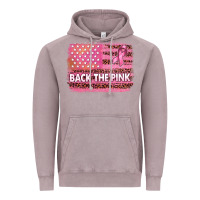 Vintage Zinc Back The Pink American Flag Vintage Hoodie - texasbilliewilder