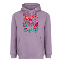 Lavender iced coffee is my love language Heavyweight Hoodie - NancyCooperArtShop