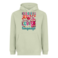 Matcha iced coffee is my love language Heavyweight Hoodie - NancyCooperArtShop