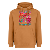 Meerkat iced coffee is my love language Heavyweight Hoodie - NancyCooperArtShop