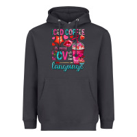 Smoke iced coffee is my love language Heavyweight Hoodie - NancyCooperArtShop