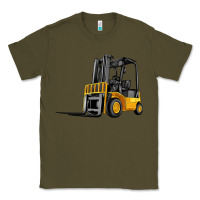 Army Green forklift Classic Tee - Artiststas