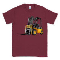 Burgundy forklift Classic Tee - Artiststas