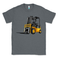 Charcoal Heather forklift Classic Tee - Artiststas