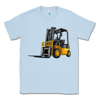 Dusty Blue forklift Classic Tee - Artiststas