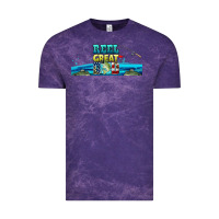 Cloud Purple reel great dad  libbey glass Vintage Tee - HRA Design Shop