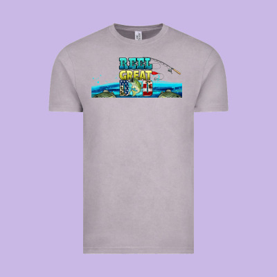 Reel Great Dad  Libbey Glass Vintage Tee Designed By Hra Design Shop