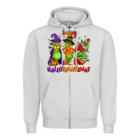 Happy Hallothanksmas Zipper Hoodie | Teevron