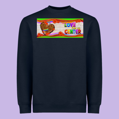 Love Has No Gender Mug 15 Oz Heavyweight Sweatshirt Designed By Hra Design Shop