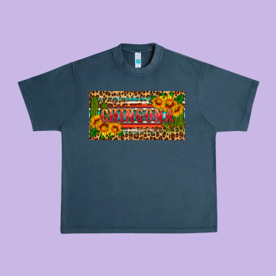 Chingona License Plate Urban Heavy Tee Designed By Hra Design Shop