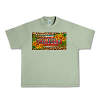 Oil Green Chingona license plate Urban Heavy Tee - HRA Design Shop