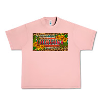 Salmon Chingona license plate Urban Heavy Tee - HRA Design Shop