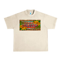 Sandshell Chingona license plate Urban Heavy Tee - HRA Design Shop