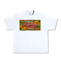 White Chingona license plate Urban Heavy Tee - HRA Design Shop