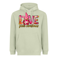 Matcha love pink christmas gnome Heavyweight Hoodie - NancyCooperArtShop
