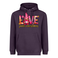Plum love pink christmas gnome Heavyweight Hoodie - NancyCooperArtShop