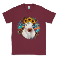 Burgundy western calf Classic Tee - JahusDesignShop