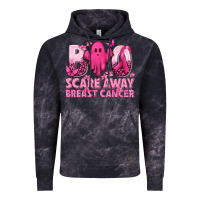 Cloud Black Boo Scare Away Breast Cancer Vintage Hoodie - texasbilliewilder