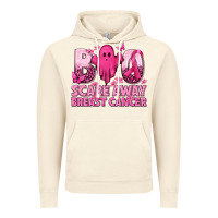 Vintage Artic Boo Scare Away Breast Cancer Vintage Hoodie - texasbilliewilder