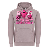 Vintage Zinc Boo Scare Away Breast Cancer Vintage Hoodie - texasbilliewilder