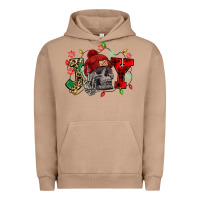 Pigment Burro Christmas Joy skeleton Urban Hoodie - NancyCooperArtShop