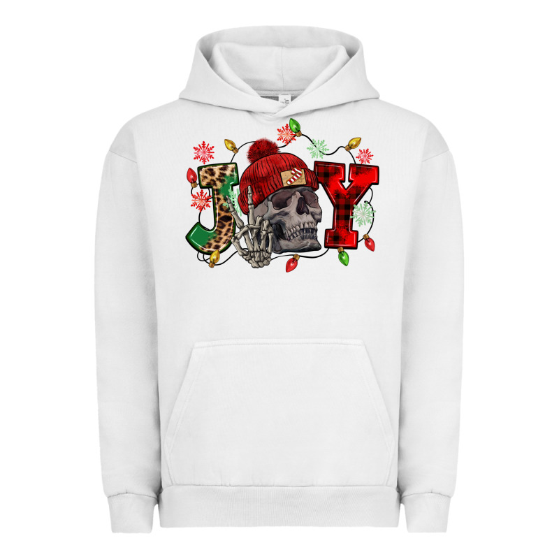 Christmas Joy Skeleton Urban Hoodie by NancyCooperArtShop | Teevron