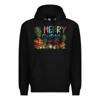 Black Merry Christmas Premium Hoodie - SublimationCraftShop
