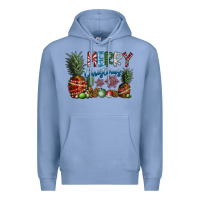 Colony Blue Merry Christmas Premium Hoodie - SublimationCraftShop