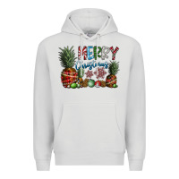 Dove Grey Merry Christmas Premium Hoodie - SublimationCraftShop