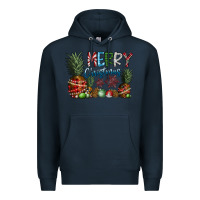 Navy Merry Christmas Premium Hoodie - SublimationCraftShop