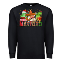 Black feliz navidad santa Premium Sweatshirt - MaliasSmallBusiness
