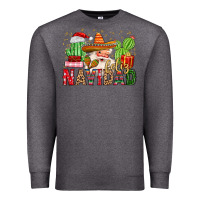 Charcoal Heather feliz navidad santa Premium Sweatshirt - MaliasSmallBusiness