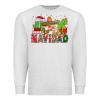 Oatmeal Heather feliz navidad santa Premium Sweatshirt - MaliasSmallBusiness