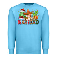 Ocean Blue feliz navidad santa Premium Sweatshirt - MaliasSmallBusiness