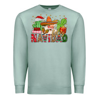 Seafoam feliz navidad santa Premium Sweatshirt - MaliasSmallBusiness