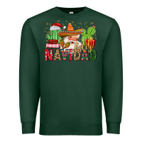Sports Green feliz navidad santa Premium Sweatshirt - MaliasSmallBusiness