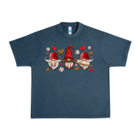 Midnight Navy baseball gnome Urban Heavy Tee - HRA Design Shop