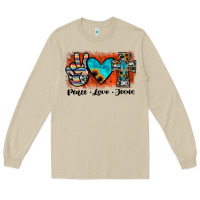 Mushroom peace love jesus Long Sleeve Tee - JahusDesignShop